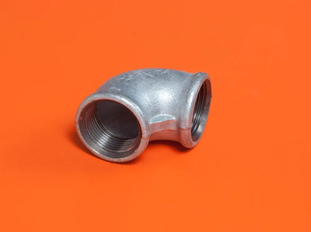 Galvanized Malleable-Iron Elbow